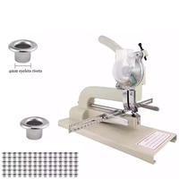 Machine à œillets SHUOMAN 4 mm pour sacs en papier et rideaux - Machine à œillets à bras long avec garantie d'un an pour la vente au détail, la confection et l'usage domestique