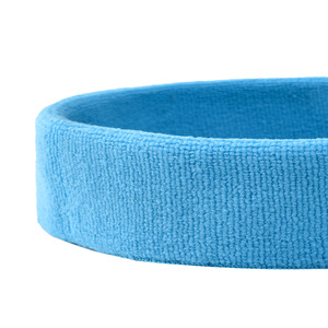 <b>Sports</b> <b>Headband</b> Blue 100% Cotton Breathable Sweat Absorbent Running <b>Sports</b> Universal Fit - Product Image 1