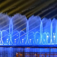 Fuente Musical Flotante Grande para Lagos, Sistema de Control DMX Programable, Equipo de Paisajismo para Exteriores, Directo de Fábrica