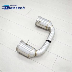 ท่อดาวน์ไปป์แบบ High Flow Mandrel Bent 304SS Turbo สำหรับ Porsche 992 Carrera GTS Turbo S ติดตั้งง่ายแบบ Direct Bolt-On สำหรับอัพเกรดท่อไอเสียรถแข่ง - Product Image 2