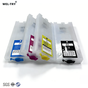 <span class=keywords><strong>Cartouche</strong></span> d'encre <span class=keywords><strong>rechargeable</strong></span> grande capacité sans puce pour <span class=keywords><strong>Epson</strong></span> WF-C529R WF-C579R, vide, 600 ml par couleur, <span class=keywords><strong>rechargeable</strong></span> - Product Image 4