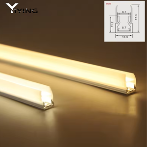 <span class=keywords><strong>LED</strong></span> kính tủ lớp ánh sáng cho 8mm kính kệ trở lại nẹp <span class=keywords><strong>Clip</strong></span> Bar đèn nhôm hồ sơ Showcase kệ sách dải ánh sáng - Product Image 2