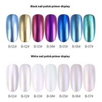 Miroir magique pour ongles haute lumière ciel lune perle blanc Aurora poudre de paillettes nouvel accessoire chromé pour effet miroir d'art des ongles