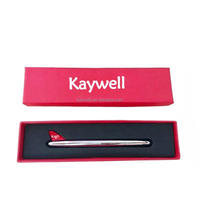 Stylo en métal d'aviation original avec empennage OEM, cadeaux exquis pour les pilotes, stylo souvenir pour les compagnies aériennes, stylo en métal pour FBO