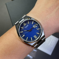 Montre automatique de luxe pour hommes Citizenn NJ0151-88L, boîtier en acier inoxydable, cristal saphir, aiguille bleue, 40mm, 22mm, chronographe
