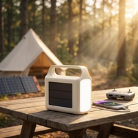 Station d'alimentation solaire portable nouvelle génération 80000mAh/100000mAh avec lampe de camping et lampe torche – Produit tendance 2026 OEM/Vente en gros
