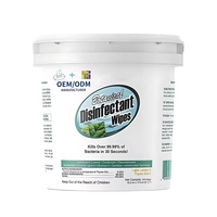 Lingettes humides jetables non tissées, antibactériennes et désinfectantes, de qualité alimentaire, pour le nettoyage des surfaces dans les espaces publics très fréquentés (vente en gros)