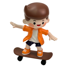 หุ่นพีวีซีเรซินอะนิเมะทำจากเรซินของเล่นขนาดมินิสำหรับเด็กผู้ชายหรือสเกตบอร์ดผลิตตามสั่ง - Product Image 6