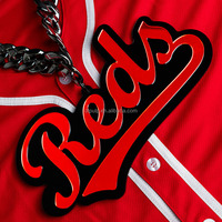 Collier chaîne personnalisé OEM en mousse EVA 3D avec logo, en acrylique et plastique, surdimensionné, pour événements sportifs, portable, décoration pour événements sportifs
