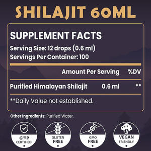 Ventes directes d'usine Capsules d'extrait de <span class=keywords><strong>Shilajit</strong></span> Supplément de <span class=keywords><strong>Shilajit</strong></span> avec Ashwagandha Ginseng Saw Palmetto <span class=keywords><strong>Shilajit</strong></span> Capsule - Product Image 6