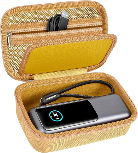 Custom EVA Carrying Case for Power Bank/External Battery Packs Mobile Organizer/Storage Bag with Zipper Closure