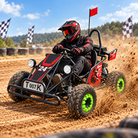 Kart électrique tout-terrain haute performance 60V 20Ah avec frein à disque hydraulique et suspension indépendante pour piste de terre