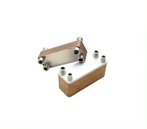 High Heat Transfer Brazed Plate Heat Exchanger for Condenser Refrigeration Parts Heat Pump Water Heater