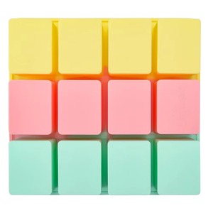 Moule de cuisson en silicone à 12 cavités carrées petites, moules en silicone pour la décoration, moule en silicone pour fondant, moule 3D, moule en silicone pour barre de chocolat - Product Image 3