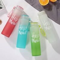 Oferta Especial: Vaso de Vidrio de Una Sola Capa con Color Degradado, 401-500ml, Aislamiento Térmico, Ecológico, Libre de BPA, Apto para Agua Hirviendo, Portátil para Exteriores
