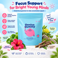 Gummies Énergisantes pour Enfants à Haute Efficacité avec Gotu Kola et Rhodiola pour la Santé Cognitif et Cérébrale des Enfants – Complément Alimentaire OEM & ODM