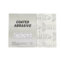 Papier abrasif en oxyde d'aluminium en stock d'usine, feuille de papier de verre pour polissage, ponçage et meulage du bois, du métal et pour la réparation automobile