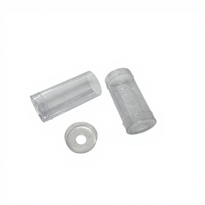 <span class=keywords><strong>Tube</strong></span> à chips circulaire transparent et écologique QINLONG pour étui à 25 chips (usage universel style européen et américain) - Product Image 2