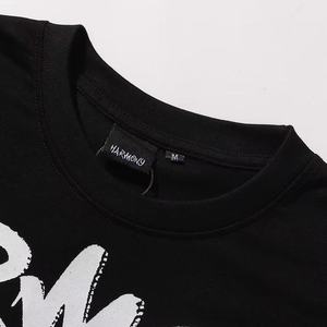 Camiseta Oversize de Algodón para Hombre, Negra con Estampado Gráfico de la Estatua de la Libertad en Rojo, Manga Corta, Estilo Vintage, Streetwear, Go - Product Image 5