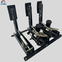 Nouveau kit de simulation de boîte de pédale d'assemblage de frein en aluminium CNC de haute qualité - Système d'entraînement de biais de frein réglable pour voitures de course