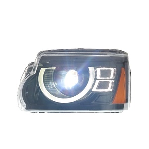 Conjunto de 4 faros delanteros estilo modificado 10-16 con luces diurnas LED de 12V y lente de señal de giro, faros LED de 12V 10-16 para 4 Hea - Product Image 5