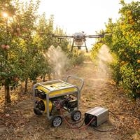 Générateur diesel industriel 10,5 kW à châssis ouvert - Générateur d'énergie portable pour la charge de drones et les opérations sur le terrain