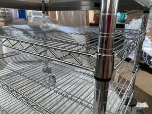 Heavy Duty מתכת אחסון חוט מדף חוט מדפי מדף - Product Image 4