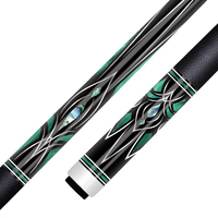 DZ-TZ-I3 Queue de billard en fibre de carbone au design spécial personnalisé avec extension à dégagement rapide, bâton de billard professionnel de 57 pouces de longueur