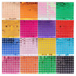 Panel Dinding Berkilau 3D <span class=keywords><strong>Vintage</strong></span> Buatan dengan Payet Glitter untuk Latar Belakang Pesta Pernikahan Ulang Tahun Pertunangan Peringatan Hari Jadi - Product Image 4