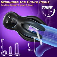 LOVE Erwachsenen-Sexspielzeug Großhandel ShopKuajing Neuer LED Digital-Display Knight Glans Vibrator Männliches Instrument Aircraft Cup SILIKON+ABS