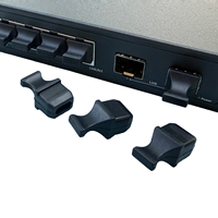 Prise anti-poussière de port optique SFP, bouchon anti-poussière en caoutchouc de silicone de module optique, prise d'émetteur-récepteur optique pour commutateur, routeur, serveur