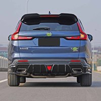 Kit carrosserie pour Honda CRV BREEZE 2023+ Diffuseur de pare-chocs arrière Style sportif avec feu de freinage intégré Aileron arrière Amélioration