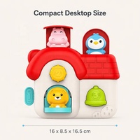 Jeu de cache-cache interactif dans la maison - Boîte à commutateurs - Jouets Montessori - Jouets éducatifs - Centre d'activités pour bébés et nourrissons