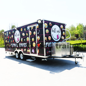 Camions de restauration américains avec cuisine complète, remorques de restaurant mobiles avec distributeur de snacks, camion de restauration américain à vendre - Product Image 2
