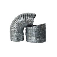 Tuyau de ventilation flexible en aluminium Urbale, longueur 5/10m, installation au plafond pour écoles extérieures