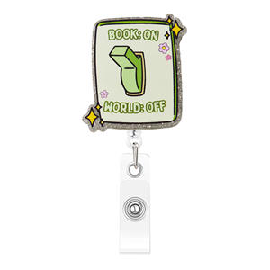 Portacredenciales Acrílico Brillante con Destellos, Retráctil, para Personal Médico y de Enfermería |   Duradero y a la Moda - Product Image 5