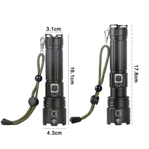 Heytorch Custom Xhp70 90 Linterna Flashlights High Lumens 100000 Torch Light Tactical Flash Light Led Flashlights