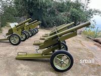Modèle de véhicule missile anti-aérien à manivelle artillerie sol-air statique gâteau de feu d'artifice en métal tir de Simulation statique
