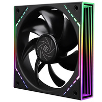 Ventilateur de refroidissement CPU TL-M12 120mm ARGB blanc avec dissipateur thermique 1.8W à roulement à billes pour boîtier d'ordinateur