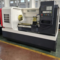Hochpräzise CNC-Drehmaschine CK6163-1500 Horizontale Flachbett-CNC-Drehmaschine mit 4-Stationen-Werkzeughalter