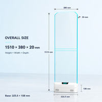 Antenne antivol AM en acier inoxydable 58 kHz à prix d'usine pour centre commercial avec alarme sonore et visuelle