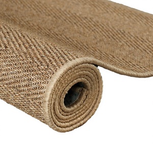 Alfombra XinLan Tejida a Mano de Yute, Reversible, Resistente a las Manchas, de Color Sólido y Antideslizante para Sala Zen y Casa de Té - Product Image 2