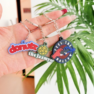 Cao su Keychain biểu tượng tùy chỉnh Keycaps chính bao gồm vòng mềm <span class=keywords><strong>PVC</strong></span> màu dễ thương chìa khóa xe Bìa <span class=keywords><strong>cap</strong></span> - Product Image 6