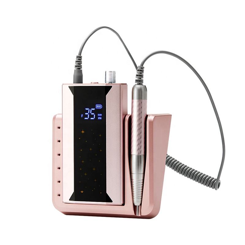 AT-NDB-181 rechargeable Nail Drill Type-C 2.35mm Pink