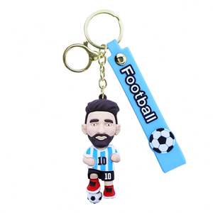 Llavero de Jugador de Fútbol 3D, Figuras de Acción de Fútbol de Dibujos Animados, Colgante para Bolsa, Accesorios, Regalo para la Copa Mundial de Fútbol - Product Image 3