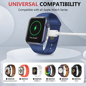 Artículo de Venta caliente Cargador inalámbrico de reloj de viaje de aleación de aluminio portátil delicado y exquisito para todas las series de <span class=keywords><strong>Apple</strong></span> Watch - Product Image 5