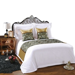Los proveedores de China 100% algodón hotel satén cama <span class=keywords><strong>king</strong></span> <span class=keywords><strong>size</strong></span> set toda funda nórdica blanca - Product Image 4
