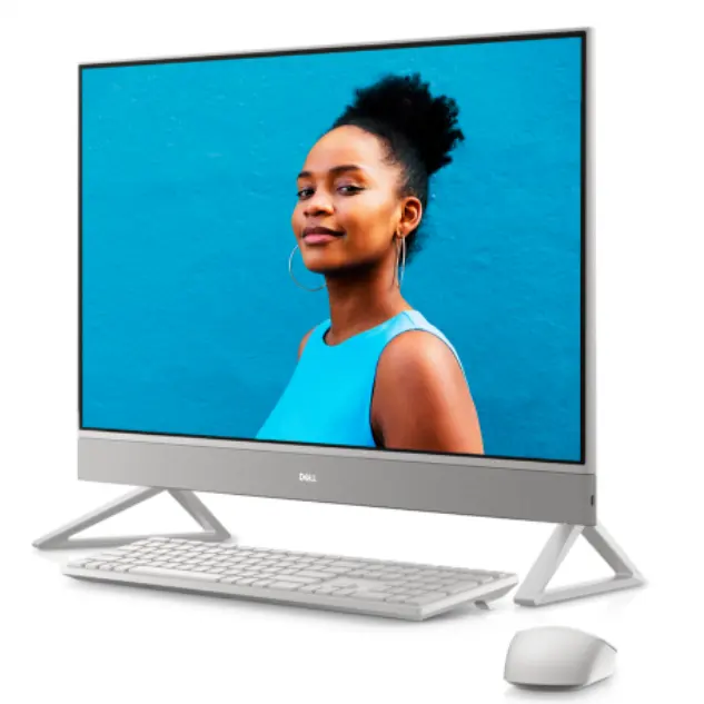 All-in-one Computer In-spiron Desktop Computer 7710-3508W I5-1235U-8G-512G-Win 11 White All-in-One