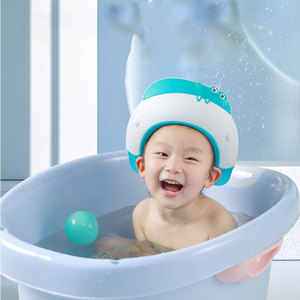หมวกอาบน้ำเด็กกันน้ำ ป้องกันน้ำเข้าหูและผม สำหรับเด็กวัยหัดเดินและเด็กเล็ก - Product Image 3