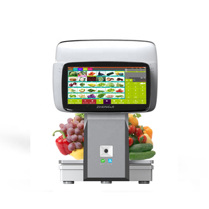 Báscula con Pantalla Táctil y Código <span class=keywords><strong>de</strong></span> Barras para Supermercado, <span class=keywords><strong>Software</strong></span> POS Gratuito, Reconoce Etiquetas Pesadas, Impresora, Android, Windows - Product Image 4